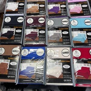 6pc Sheet Set Organic Bamboo